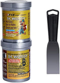 PC Products PC-Woody Wood Repair Epoxy Paste Kit with Mixing Tool, Two-Part 12 oz in Two Cans, Tan, 63320