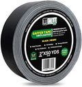 Wow Gaffers Tape 2 Inch Black - 50 Yards, Residue Free, Non-Reflective & Heavy-Duty - Professional Grade Gaff Tape - Ideal for Photography Backdrop, Cables, Cords & Floor Taping