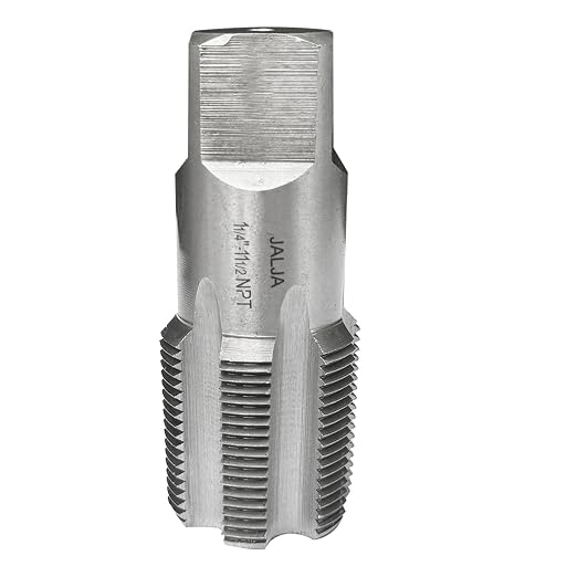 Jalja 1-1/4" NPT Pipe Tap - Reliable Thread Repair Tool for Precision Plumbing Work
