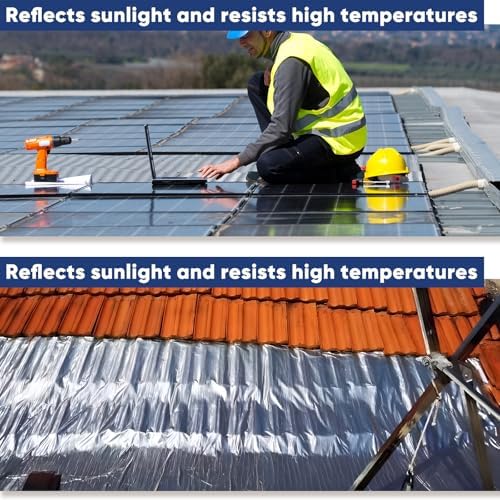 39.6inx32.8ft Self-Adhesive Roofing Felt, Bitumen Waterproof Repair Tape Roof Underlayment Protector Roll Patch Seal Tape Waterproofing Roof Cladding for Roof Leak,Surface Cracks (3.3x32.8ft)