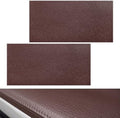 2 PCS PU Leather Patch for Car Seat Repair, 8 × 4 Inch Waterproof Auto Upholstery Cuttable Patches, Self-Adhesive Seat Leather Tape Portable Repair Kit for Vehicles (Dark Coffee)