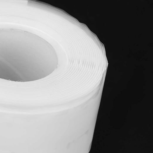 Marhynchus Silicone Rubber Repair Tape, Self Fusing Heavy Duty Leak Sealing Insulating Wrap for Plumbing Auto Silicone Black 9.8 ft 1 Roll
