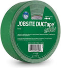 IPG JobSite DUCTape, Colored Duct Tape, 1.88" x 60 yd, Green (Single Roll)