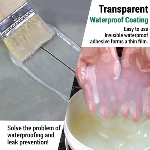 Transparent Waterproof Coating Set, 6L/1.58Gal