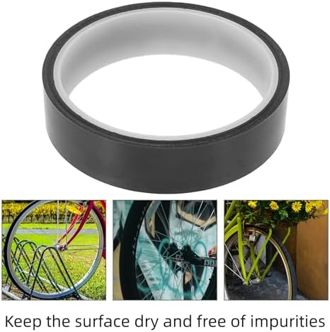 Heavy-Duty Tubeless Rim Tape Roll for Bicycles – 10m Length, Multiple Widths (21mm-35mm) – High-Stick Rubber Adhesive for Road/MTB/Hybrid Wheels Tape