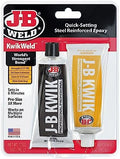 J-B Weld 8271 KwikWeld Professional Size Steel Reinforced Epoxy Twin Pack - 10 oz.