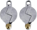 NUSET Water Faucet Lock - Water Spigot Lock for Garden Hose Bib Lock, Chrome, 2895-2, 2 Pack