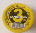 Three Pack - Mill-Rose WRAP 3 Yellow Gas Line PTFE Thread Tape, 1/2 Inch x 260 Inch, Full Density, PFOA Free, UL Listed