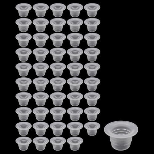 Geesatis 50Pcs Faucet Leak-Proof Sealing Gasket,White | Universal Silicone Gasket Sealing Ring,Water Pipe Silicone Rubber Hose Gasket Washers