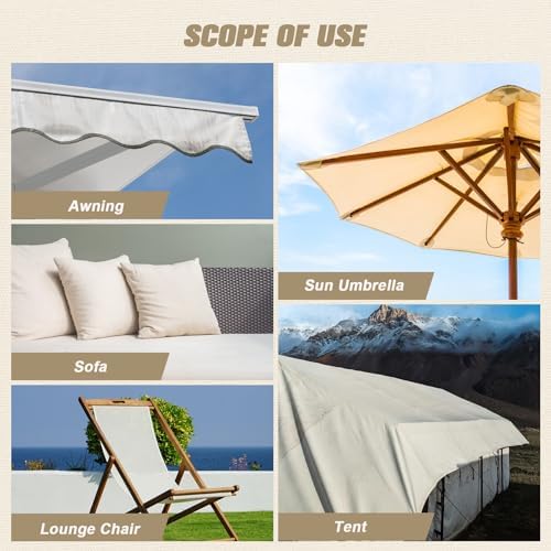 OAZ 16 x 79 inch Canvas Repair Patches Canvas Fabric Patch Self-Adhesive Fabric Repair Tape Waterproof Outdoor Gear Patch Kit for Boat Cover Awning Sofa Chair Couch Tent Bag (Blue)