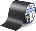 Ultra-Thin Black Anti-Slip Rubber Grip Tape 4" x 16.5FT Strong Adhesive | Ultra-thin textured non-slip pad for handles, waterproof heat resistant, firm adhesion, easy to cut and apply