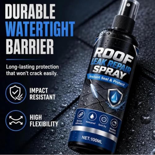 Powerful Waterproof Leak Repair Spray, Roof Crack Sealant (1pc)