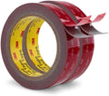 3M Double Sided Tape Heavy Duty 1" x 15.4Ft 2 Pack, Grey | Mounting Tape Foam Tape Waterproof for Indoor Outdoor Home Office Car Decor