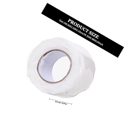 Waterproof Seal Tape for Pipe Leak Repair Silicone Rubber White
