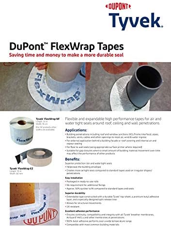 DuPont Tyvek FlexWrap NF - 6" x 75' - 1 Roll