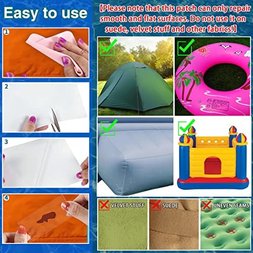 Waterproof Clear Inflatable Repair Tape for Bounce House,Vinyl,Tent,Fabric