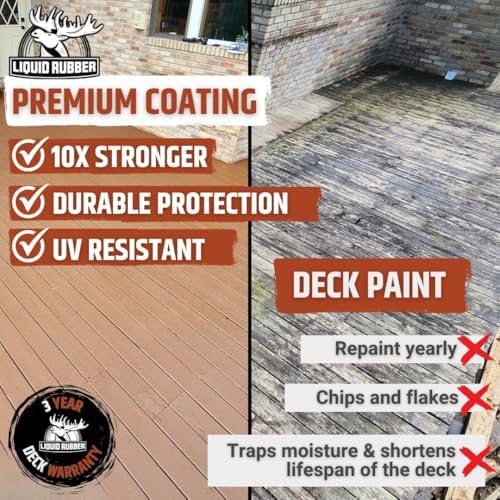 Liquid Rubber Deck Coating Bundle