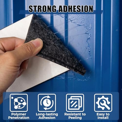 MYOYAY Self-Adhesive Waterproof Roofing Roll,39" x 32.8' Self Stick Roof Protector Underlayment,Synthetic Repair Roofing Underlayment for Metal Roofing Panels House Dormer Porch Roof (White)
