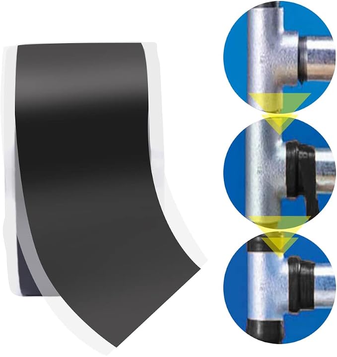 Pipe Repair Tape Stop Water Leak Burst Plumber Tap Waterproof BondingTape Tools Self Amalgamating,Grey