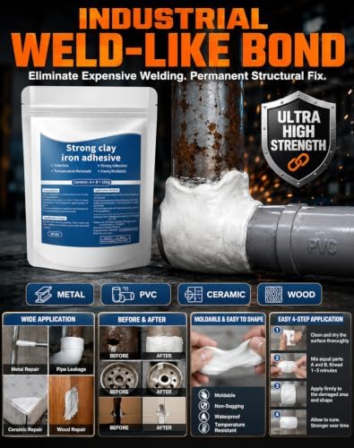 High-Strength Multi-Purpose Repair Clay, Strong Clay Iron Adhesive (2PCS)