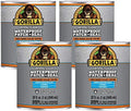 Gorilla Waterproof Patch & Seal Liquid Rubber Sealant, Crystal Clear, 32oz (Bulk Pack of 4)