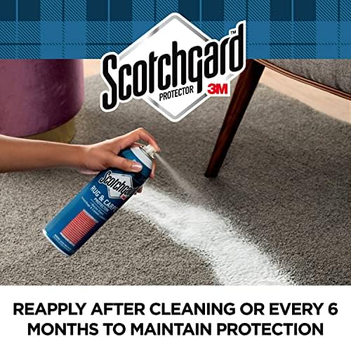 Scotchgard Rug & Carpet Protector, Carpet & Rug Protector Blocks Stains During Fall and Winter Holidays, Fabric Protector Makes Cleanup of Stains from Food Spills Easier, 17 oz (Pack of 2)