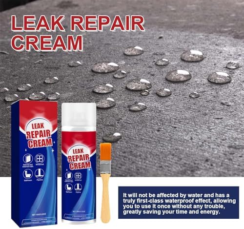 Waterproof Leak Repair Spray,Leak Repair Waterproof Sealant Spray,Patch & Seal Paint Sealant Cream for Roofs Pipes Crack (4PCS)