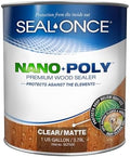 Seal-Once Nano+Poly Wood Sealer and Waterproofer, Clear, 1 Gallon