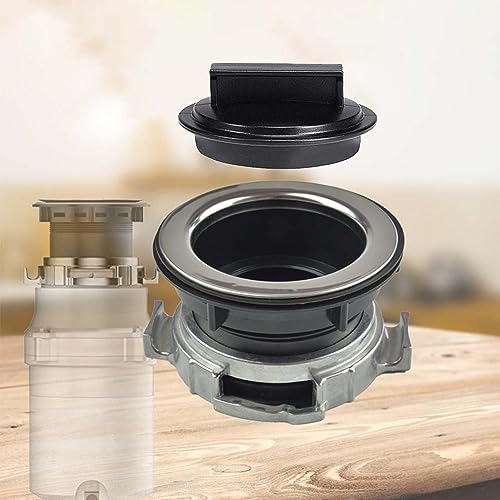 8Pcs/Set Garbage Disposal Mount Sink Flange Kit and Stopper for Waste King, Garbage Disposal Drain Assembly Kit, Rubber Flange and Drain Lock Nut for Waste King, Whirlaway Parts (114mm) Model : 1030