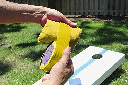 IPG JobSite DUCTape, Colored Duct Tape, 1.88" x 20 yd, Yellow (Single Roll)