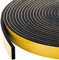 Foam Seal Tape 3-Pack, 1/2 Inch Wide X 1/8 Inch Thick, Neoprene Rubber Weather Stripping for Door Insulation, 59 Feet Total (19.7ft x 3 Rolls)