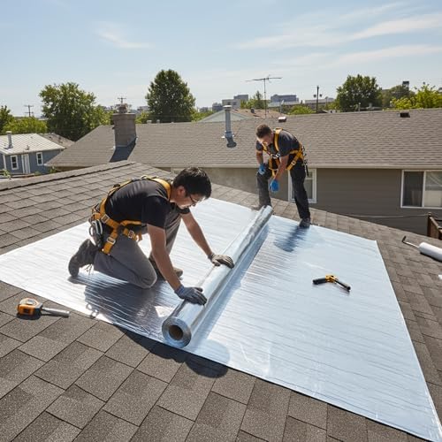 Waterproofing Membrane 39.6in x 16.5ft Self-Adhesive Roofing Felt