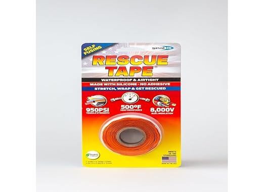 Rescue Tape 1" X 12' ORG