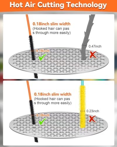 4PCS Hair Clog Remover Tool, 50 Inch Anti-break Metal Drain Snake