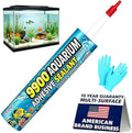 Tylove 9900 Aquarium Sealant – Waterproof &Non-Toxic Silicone for Fish Tank Glass Repair, Campers, Metal Roofs | UV-Resistant（White）