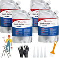 Slab Concrete Crack Waterproof Repair Sealant, Concrete Crack Filler, Quick-Drying Sealing Adhesive,Weather-Resistant Caulking Glue (4 pcs)