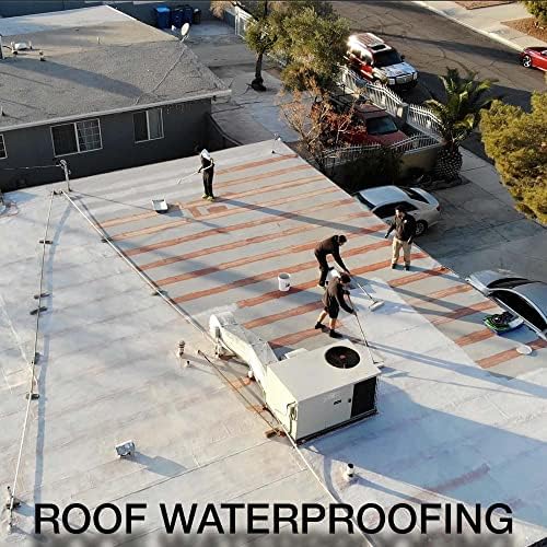 SEMCO Liquid Waterproofing Membrane - Water-Based Roofing, Leak, Crack, Deck, Flooring - Protector Coating for Exterior & Interior Surfaces, Metal, Wood, Masonry - USA Made, 1 Gallon (Brown Slate)