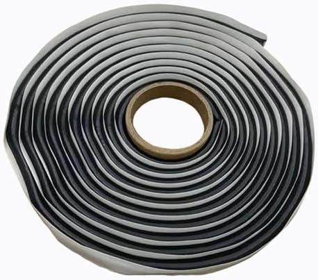 Coitak Butyl Sealant Putty Tape, Diameter 3/8" x 13 Feet Extra Thick Rubber Sealant for Leak Proof RV Repair Window Glass Boat Sealing Patching (1)
