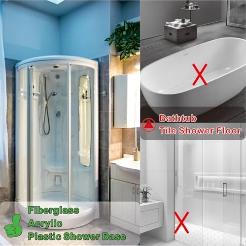 WELSAN Chrome Plated 2 Inch PVC Shower Drain Kit, Round Shower Floor Drain