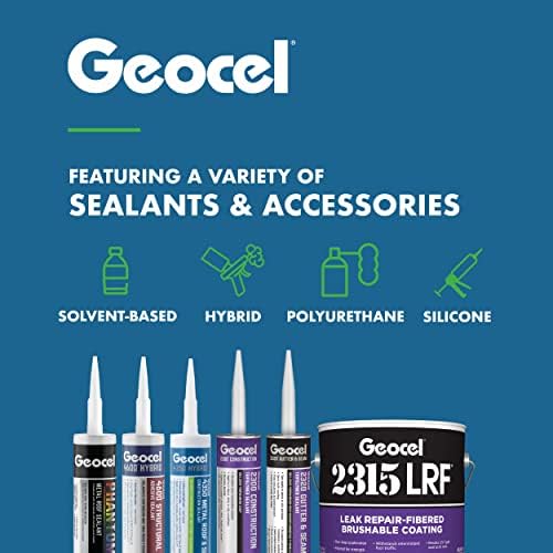 24-Pack of 10 Oz. Geocel GC55103 Black 4500 Roof Bonding Sealant