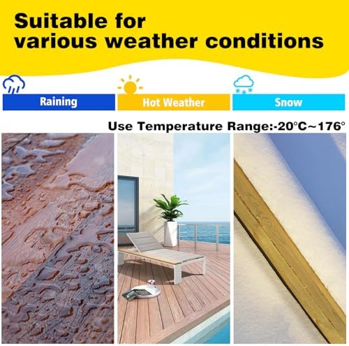 Joist Tape for Decking,6 Rolls 2" X 50' Butyl Tape,Weatherproof Butyl Sealant Deck Tape Joist- Deck Flashing Tape for Wood Joists Decks Roof