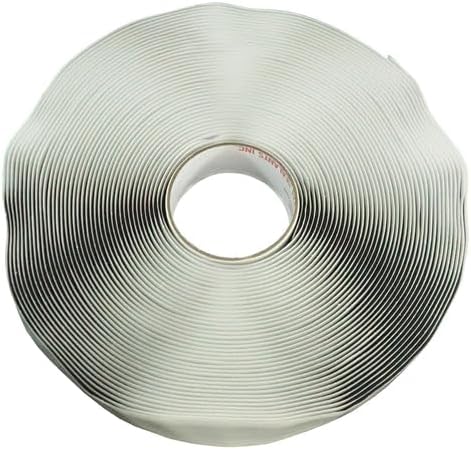 WRS 1/16" x 1/2" Double Sided Butyl Tape, 50 Ft, Black, for Windows & Doors | Creates a Waterproof, Mess Free Seal for Glass, RVs, Skylights, Roofing Joints & Flashing; Rubber Adhesive; Sold Individually