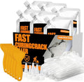 Concrete Crack Filler 6 PACK, Self-Leveling Cement Crack Repair,High Elasticity And Fast Drying, Waterproof Sealant for Driveway, Sidewalk, Patio, Concrete Joint, Indoor and Outdoor Use – Gray (113oz)