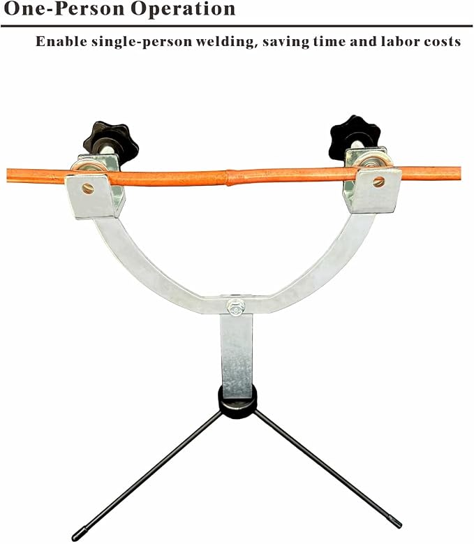 Copper Pipe Welding Bracket,Copper Pipe Welding Tool for HVAC Repair， Welding Bracket Which Can be One-Person Operation and Have Anti-Shake Design and Adjustable Angles