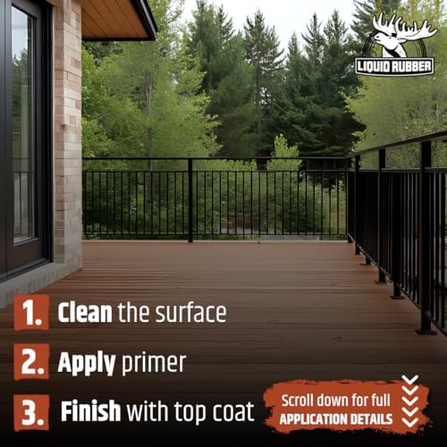 Liquid Rubber Multipurpose Primer for Concrete, Wood, Metal, 1 Quart