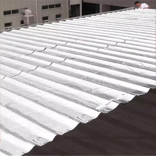 Flashing Roll Tape Membrane,Aluminum Foil Waterproof Patch Seal Tape,Self-Adhesive Modified Asphalt Repair Felt,Thermal Insulation,for Repairing Roof Crack, Roof Leak/Window Seal(1x9m)