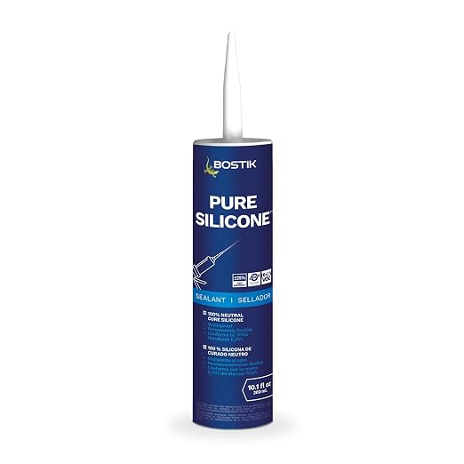 BOSTIK Pure Silicone Hemp 10.1oz Silicone Caulk & Sealant - 1 Cartridge