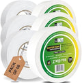 Wow Gaffers Tape 2 Inch White - 50 Yards (Pack of 6), Residue Free, Non-Reflective & Heavy-Duty - Professional Grade White Gaff Tape - Ideal for Photography Backdrop, Cables, Cords & Floor Taping