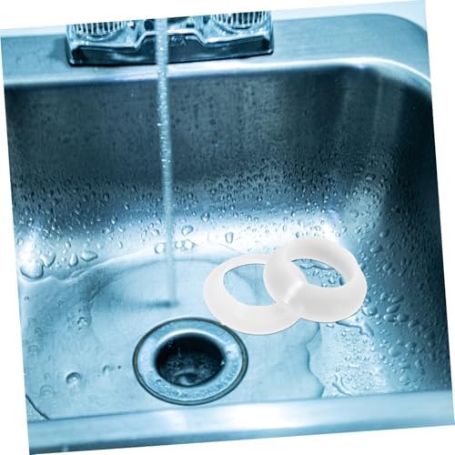 NUOBESTY 5pairs Thickened Kitchen Sink Sealing Gasket and Leak Drain Seals for Sinks and Basins Replacement Parts to Prevent Water Leakage