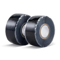 Seal Self Fusing Silicone Tape - 2 Rolls 1 Inch Wide and 15 Feet Long | Weatherproof Self Fusing Silicone Sealing Tape for Emergency Pipeline Repair/Cable Bandage/Tool Fixing（Black）
